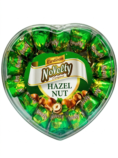 Barnsberry Novelty Choco Hazel Heart Shape