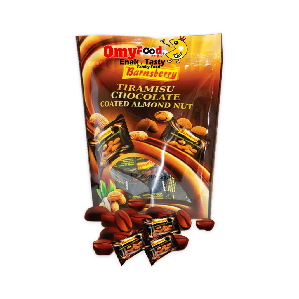 Barnsberry Tiramisu Coated Almond Nuts Mini Doy Pack