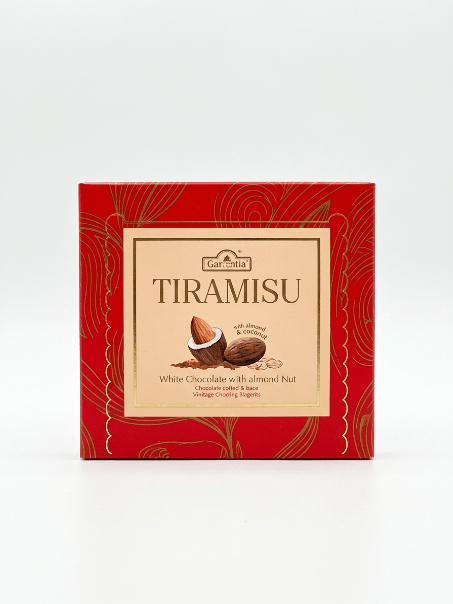 RDD TIRAMISU WHITE  CHOCOLATE WITH ALMOND  NUT