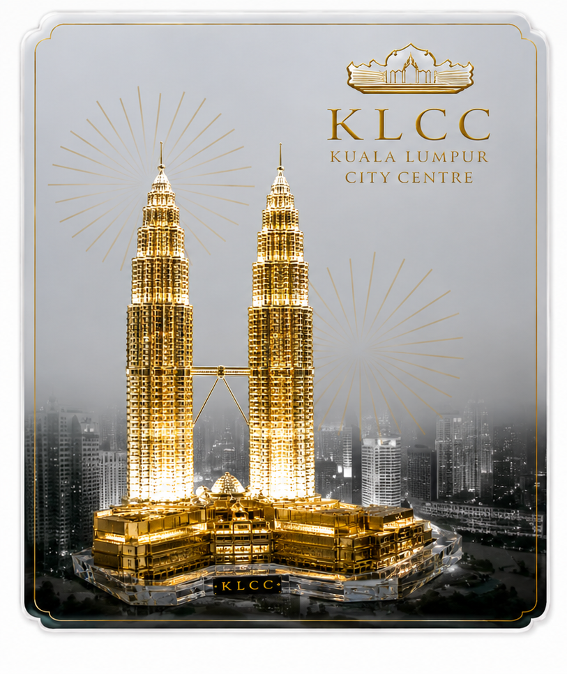 RDD ALMOND NUT COATED  WITH MILK CHOCOLATE TIN  KLCC (SILVER)